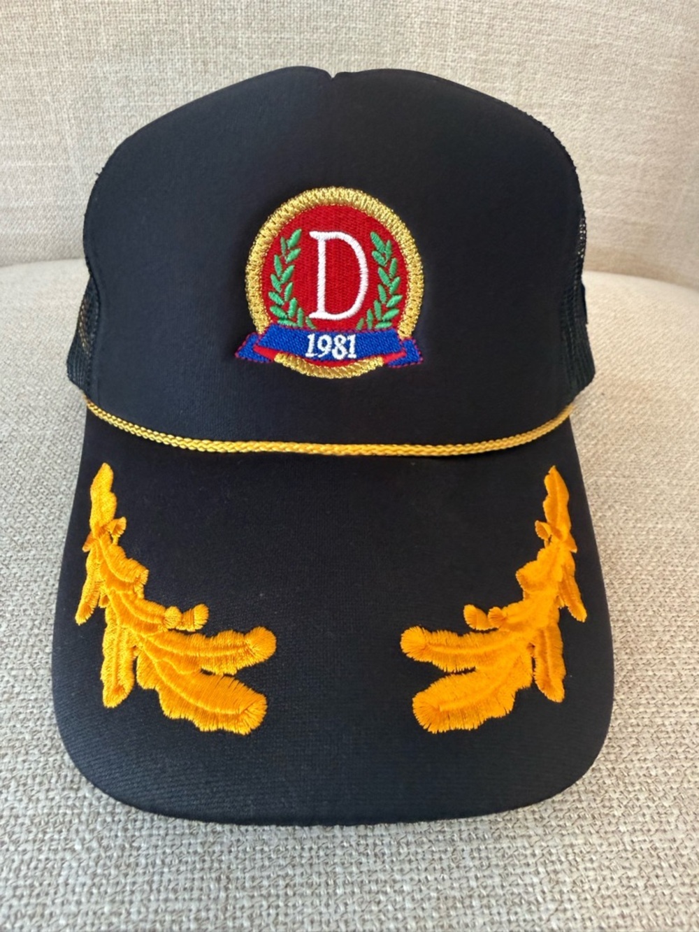 Danzy Black Logo Trucker Hat - Picture 2 of 7